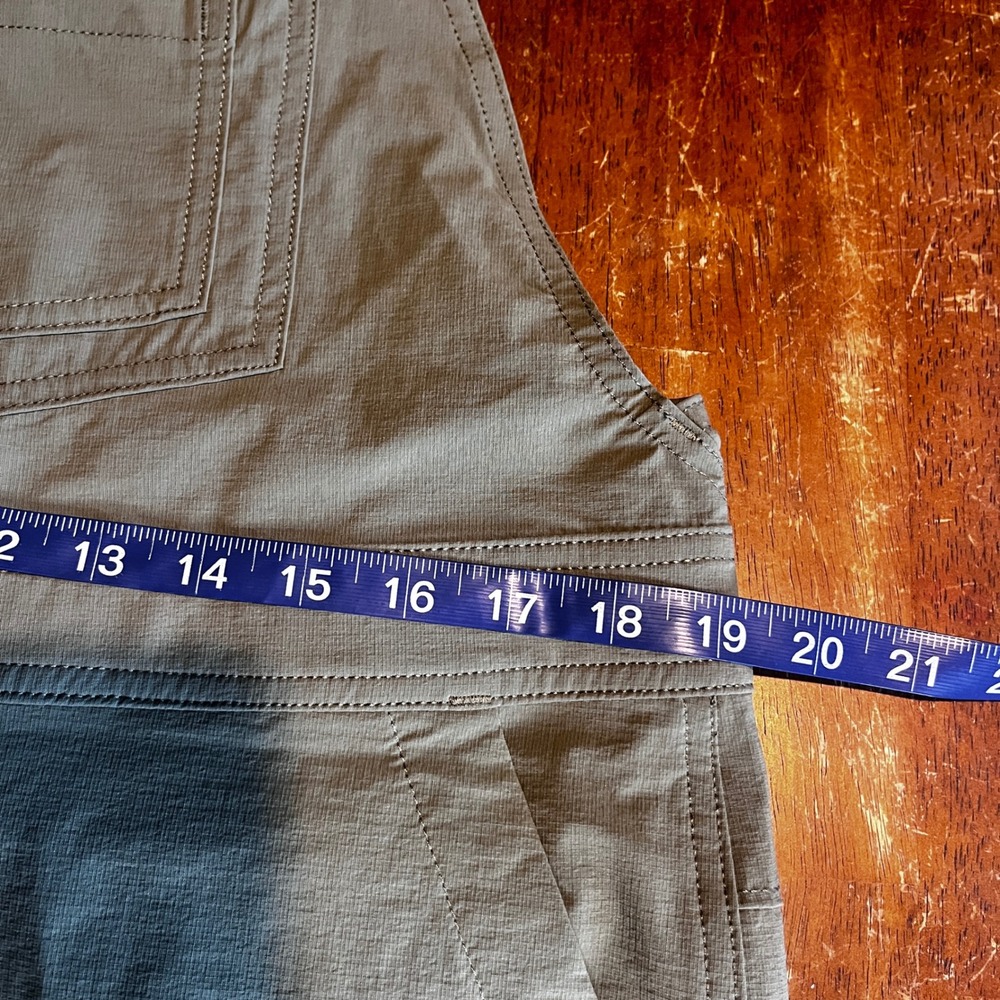 Duluth Trading Co Heirloom Gardening Overalls Olive Green Ripstop Womens M X 31 - Picture 6 of 8